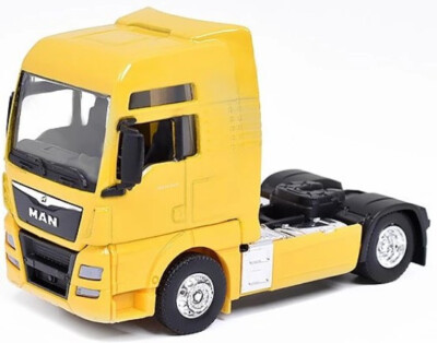 Welly MAN TGX XXL Yellow 1:64 Scale Truck Tractor Diecast Model in Box