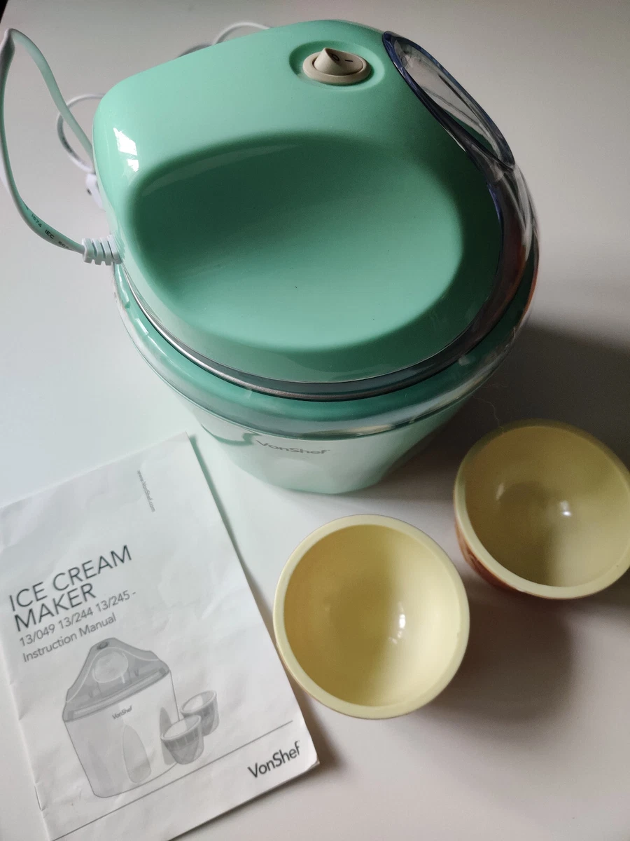 Vonshef ice online cream maker manual