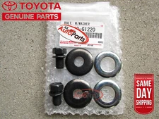 89 - 95 TOYOTA PICKUP 4X4 REAR SHOCK ABSORBER BOLT W/ WASHER QTY 2 OEM NEW