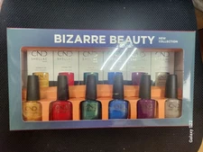 CND Shellac LED/UV Bizarre Beauty Gel + Lacquer Full 12pcs Summer Collection2023