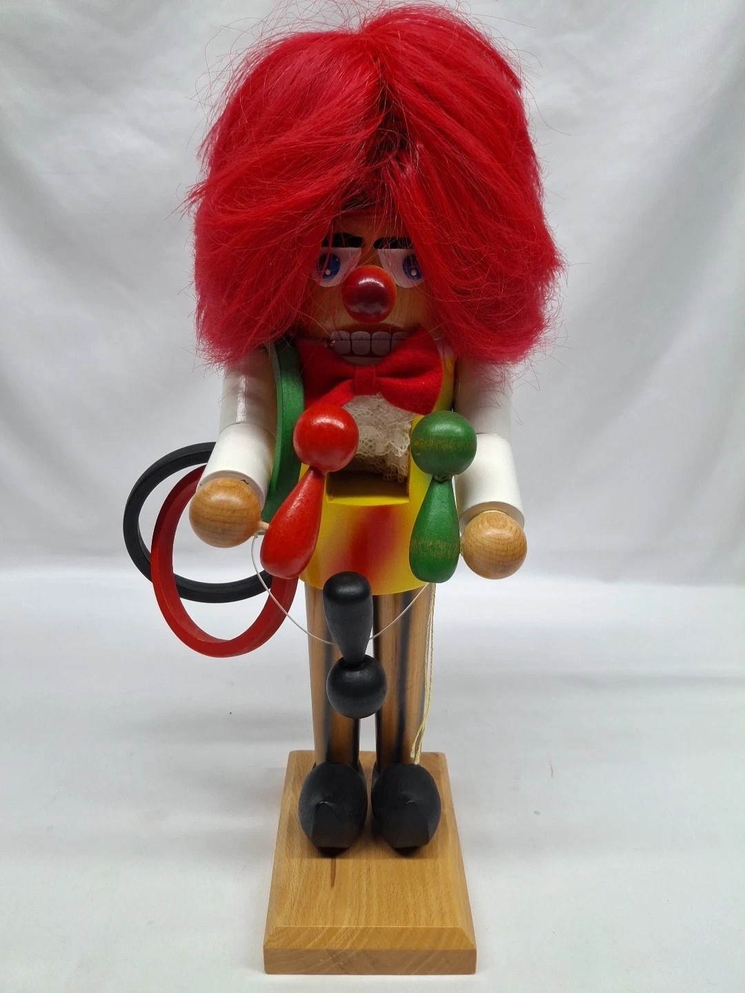 STEINBACH GERMANY JUGGLER CLOWN Volkskunst NUTCRACKER 14.5"