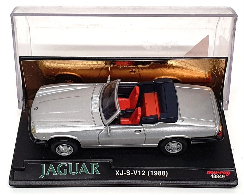 Newray 1/43 Scale Diecast 48849 - 1988 Jaguar XJS V12 - Silver - Image 4 of 4