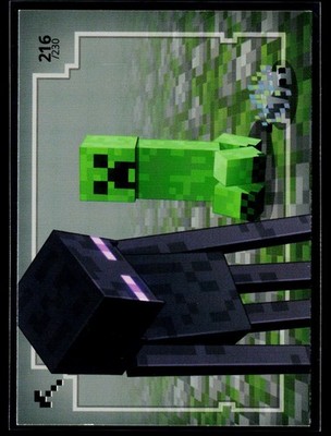 2021 Panini Minecraft Adventure #216 Enderman and Creeper