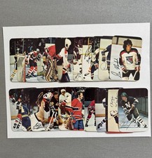 1977-78 O-Pee-Chee Hockey Round Glossy Inserts Complete Set #1-22 VG-EX