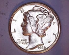 1936-D MERCURY DIME BU *** 301-6