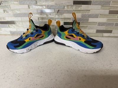 Nike Air Max 270 React Shoes Toddler  Size 9c Multicolor  Running CU4676-001