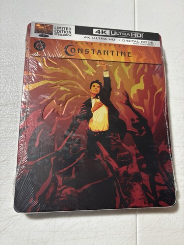 Keanu Reeves Simple Constantine (4K Blu-ray, 2025, Steelbook) Keanu Reeves Horror Movie New ...