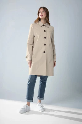M&Co Women's Single Breasted Mac Coat - Image 1 of 4