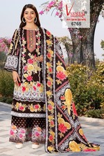 Salwar Kameez Designer Readymade Pakistan Punjabi Synthetic Indian Crepe Suit