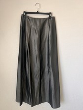 VTG 1980s Jessica McClintock Gunne Sax Gray Taffeta Long Skirt Formal Size 9