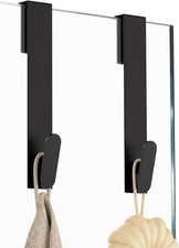 Shower Door Hooks 8 Inch,Extended Heavy Duty Shower Hooks for Towels,Over the