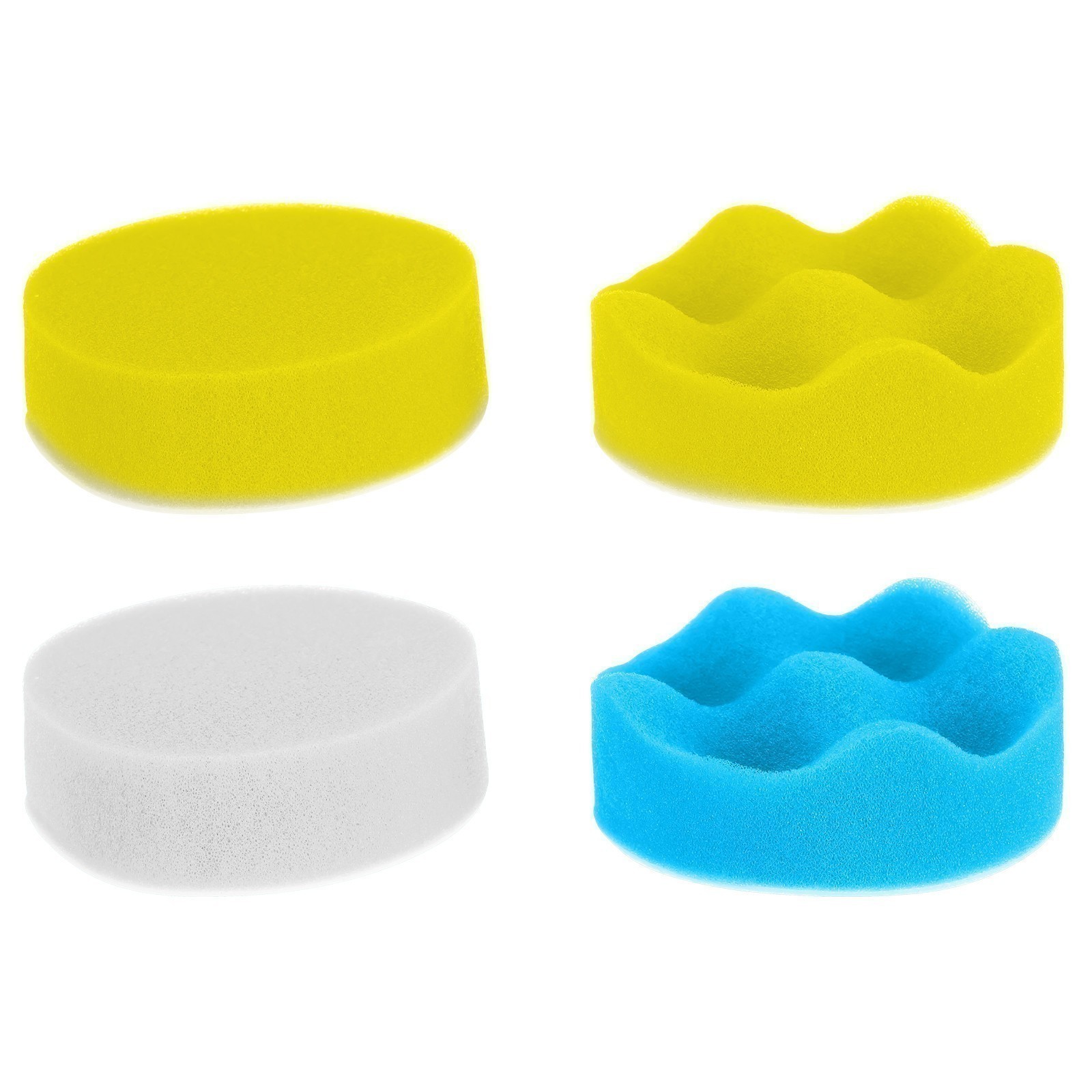 7/6/5/3INCH Car Buffing Pads Polishing for Drill Sponge Kit Waxing Foam Polisher