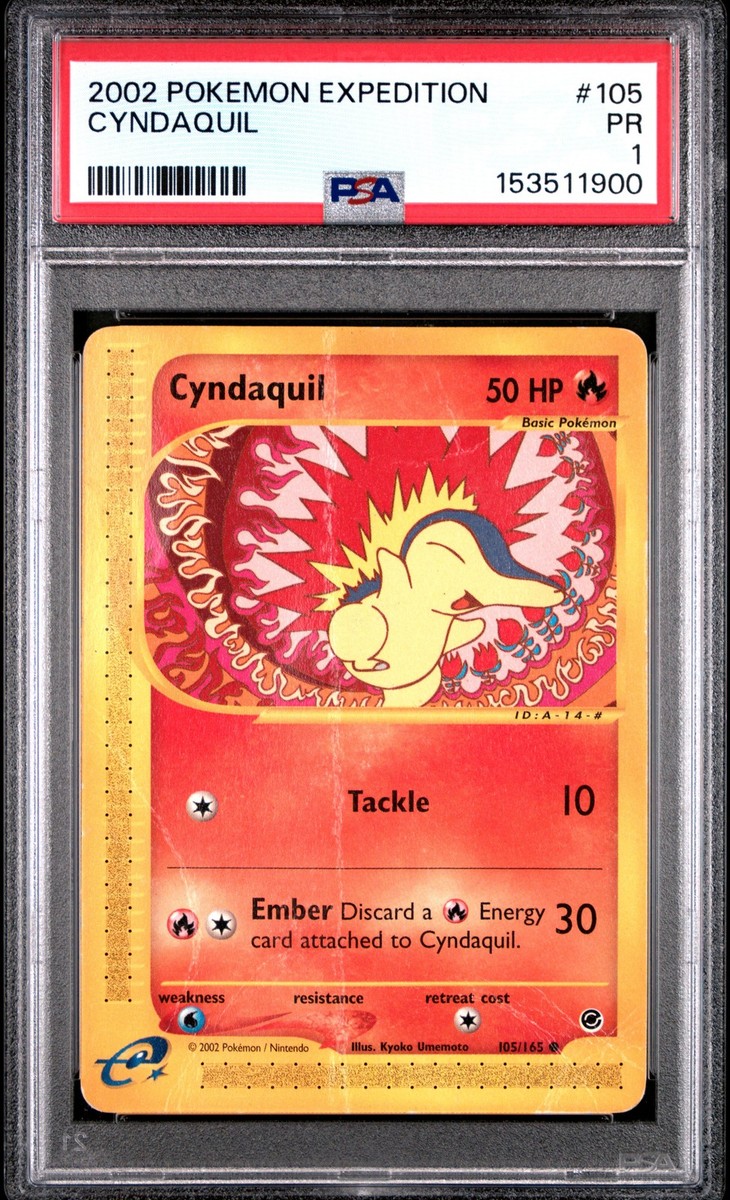 Cyndaquil 105/165 Expedition Base Set Regular for sale online | eBay