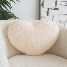 Heart Pillow, Soft Heart Shaped Pillow with Room Decorative Throw Pillows for Be