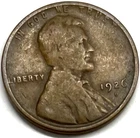 1926 D Lincoln Wheat Cent Average Circulated Copper G VG Penny Old Estate Coin