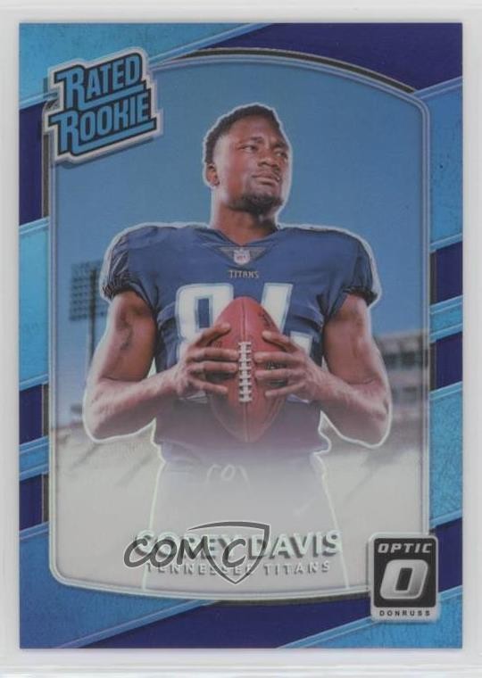 2017 Donruss Optic Rated Rookie Purple Prizm 30/50 Corey Davis #166 wd9