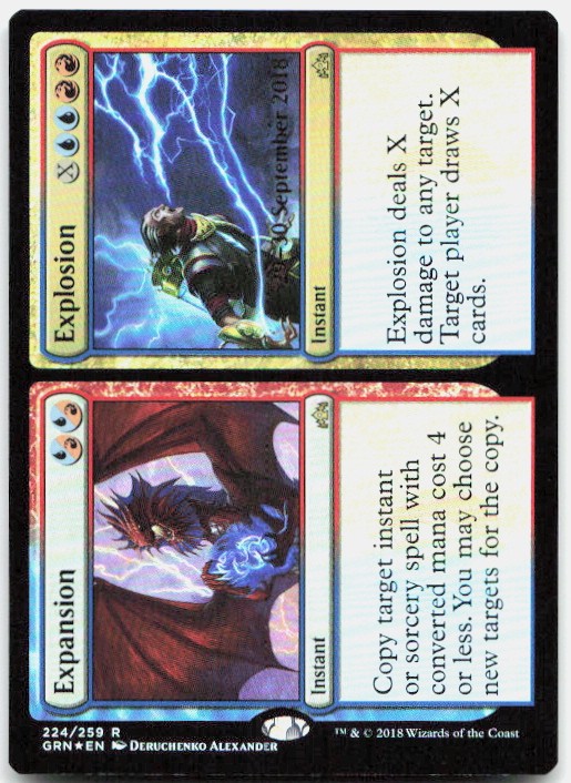 Expansion // Explosion NM Foil R Prerelease Cards 224