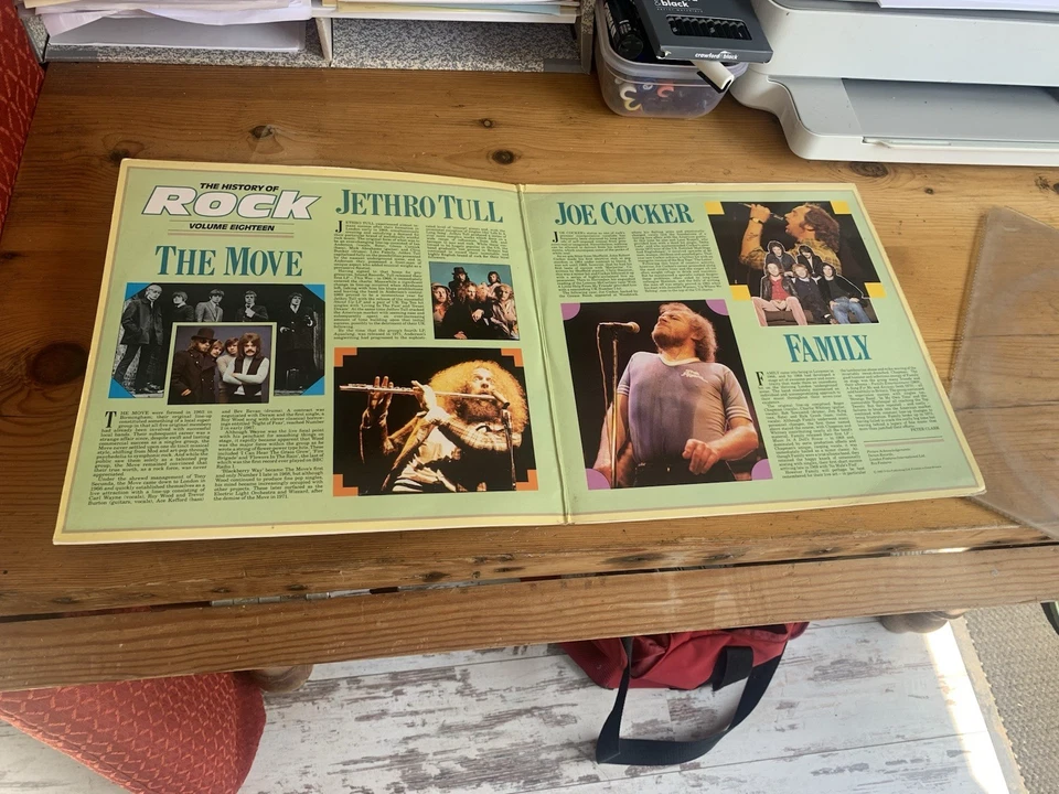 History Of Rock Vol.18 Jethro Tull, Move,Family etc60s 2x Vinyl LPs Plays Nicely - Image 3 of 4