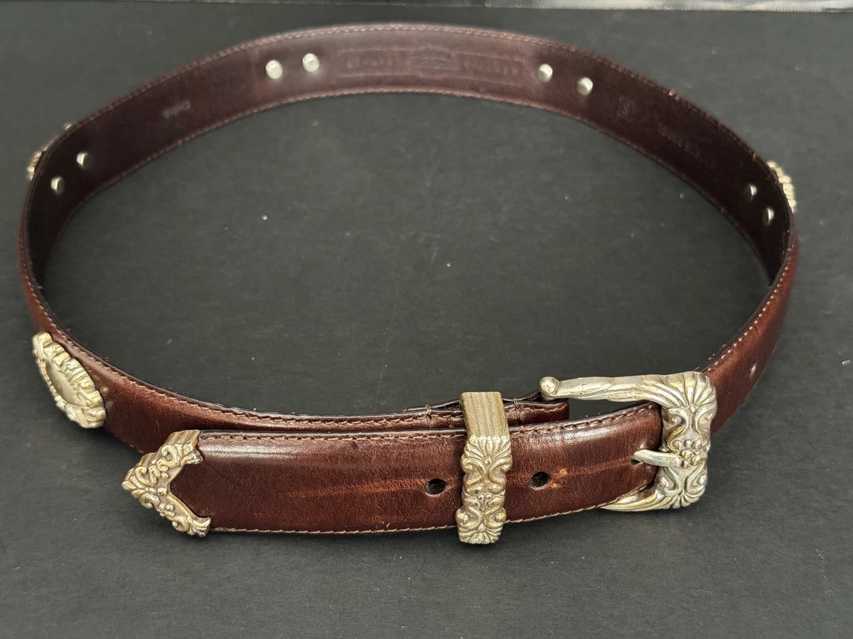 Vintage fossil belt women’s / silver tone buckle Fossil Silver Belts for Women for sale | eBay main image 4