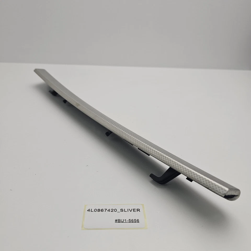 Audi Q7 2007-2015 moldura inserto aluminio cepillado plata 4L0867420_plateado Foto 4 de 4