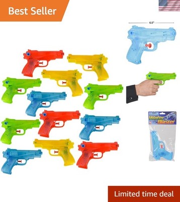 Assorted Colors 6 Inch Water Squirters - Perfect for Splashy Birthday Partie 2pk