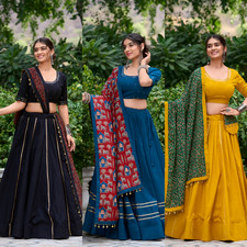 Indian Pakistani Bollywood Wedding Wear Lengha Party Bridal Lehenga Choli Ethnic