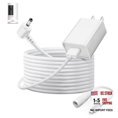 Power Adapter Charger Cord Compatible with Ring Stick Up Cam Battery/Plug-in