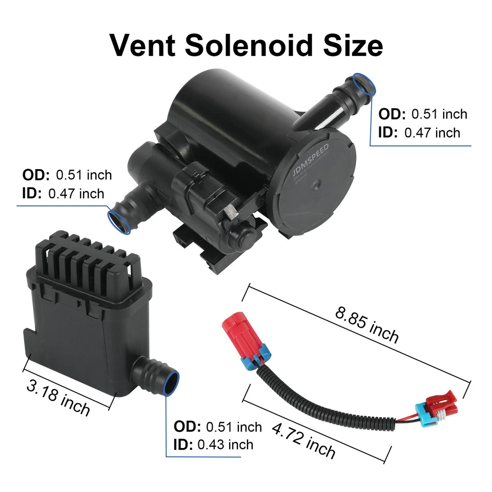 Solenoide de ventilación de bote de vapor CVS34 10357992 para Chevy Silverado 1500 2004-2010 Foto 2 de 4
