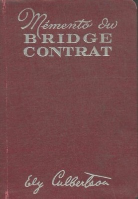 Contract Bridge Memo - Ely Culbertson - V2008200