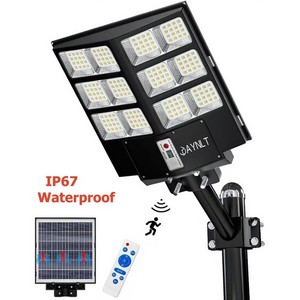 Bjsuc Solar Street Light LED Security Street Outdoor Courtyard Lights