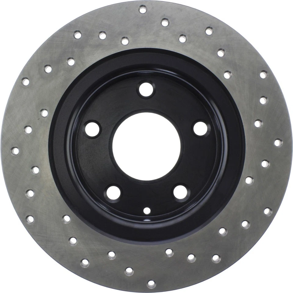 Rotor de freno de disco StopTech 128.45085R Sport perforado en cruz se adapta a 14-21 6 Foto 2 de 4