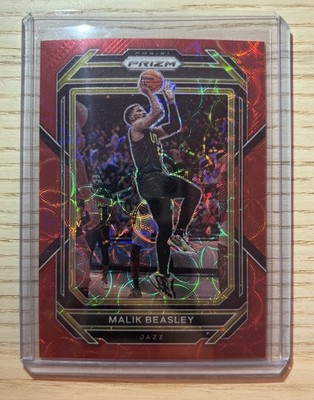 Malik Beasley Panini Prizm 2022-23 Utah Jazz /88 Choice Red