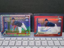 2-2025 Herick Hernandez Baseball cards, Red OC Auto and X-Factor