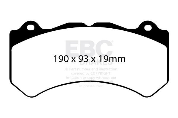 EBC DP81983RP1 HIGH PERFORMANCE BRAKE PAD SET