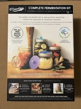 NewMasontops Complete Mason Jar Fermentation Kit - Easy SMALL/REGULAR Mouth Jars