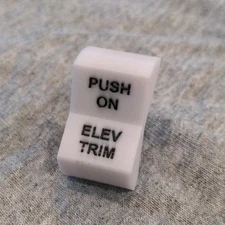 Electric Trim Mooney Klixon Switch Cover