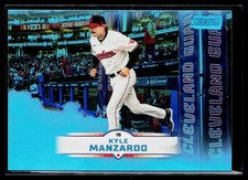 2025 Stadium Club #82 Kyle Manzardo Light Blue Foil Cleveland Guardians
