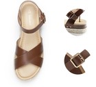 Women Summer Espadrille Wedge Sandals Ankle Strap Open Toe Casual Shoes — photo 4
