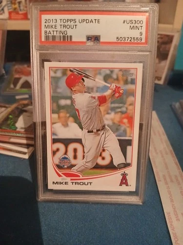 Topps Update Series Mike Trout #US300 PSA 9 All-Star 2013 Goat?