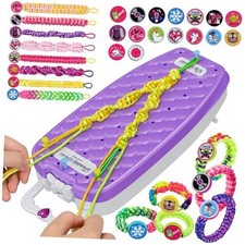 Dpai Friendship Bracelet Making Kit for Girls,DIY Arts and Crafts Purple