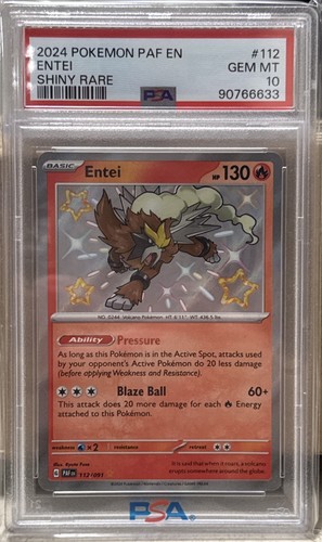 Entei graded PSA 10 for sale on eBay