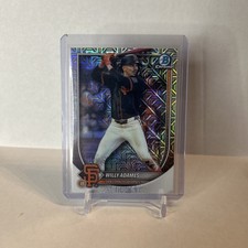 2025 Bowman Chrome - Willy Adames #14 Mega Box Mojo Refractor