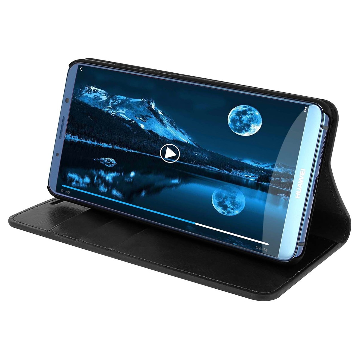 Asuwish Custodia per Huawei Mate 10 Pro, con cinturino e pellicola