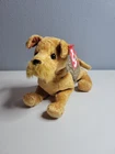 Ty Beanie Baby - Whiskers - The Retired 7" Schnauzer Dog (Vintage2000) New-Mint