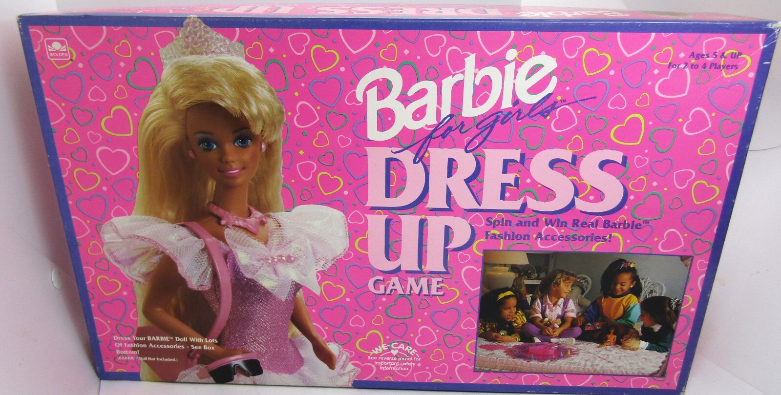 Vintage 1993 Mattel Barbie for Girls Dress Up Game, Complete