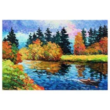 Alexander Antanenka "Happy Along"  Hand Signed Original Painting Canvas COA