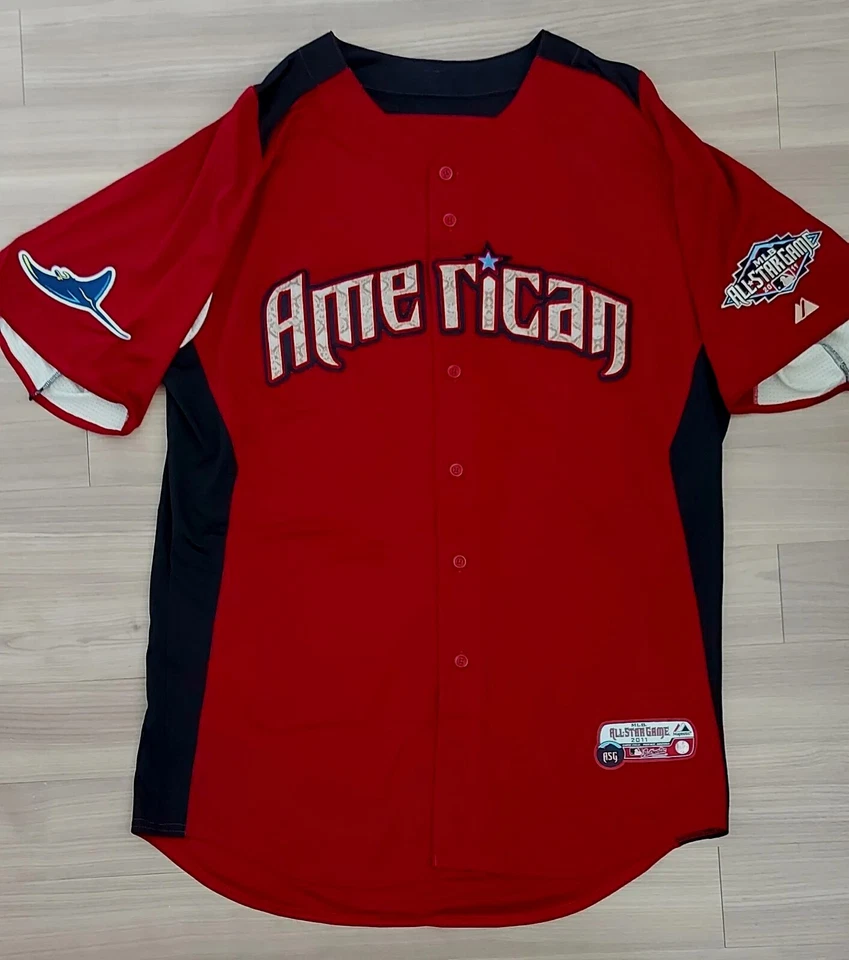Camiseta firmada por David Price 2011 All Star Game MLB Tampa Bay Rays Dodgers Red Sox Foto 2 de 4