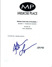 Heather Locklear Signed Autographed MELROSE PLACE Pilot Episode Script COA 