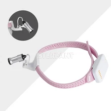 ETERFANT Dental Lightweight Silicone Headlamp Surgery Medical 5W LED Pink