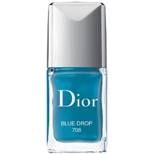 DIOR Vernis 708 BLUE DROP Couture Colour Gel Shine & Wear Polish .. New